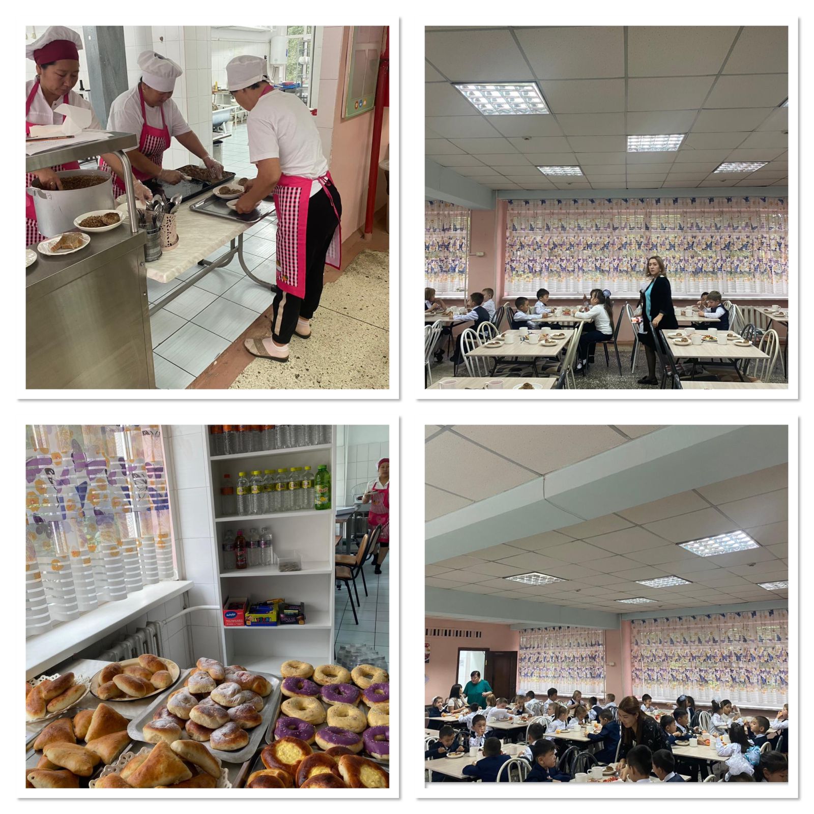 Школа 112 Жетысуского areaа города Алматы располагает уютным помещением столовой на 80 посадочных мест.