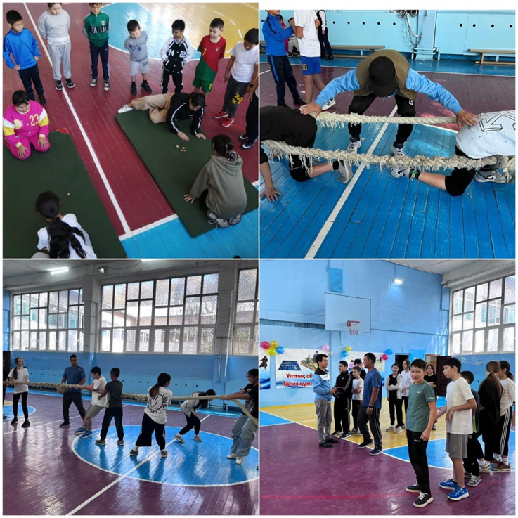 №112 ЖББМ «Біртұтас тәрбие» бағдарламасы шеңберінде    оқушылардың бос уақытын «Ұлттық ойын - ұлт қазынасы» атты ойын түрінде ұйымдастыру.