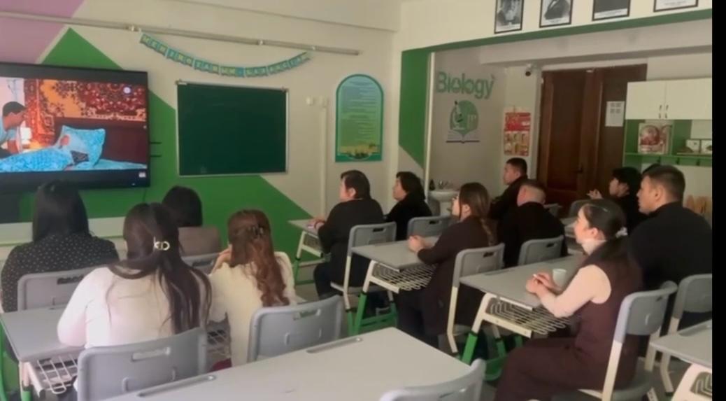 112ЖББМ ұжымы “Ұстаз" фильмін көрді.